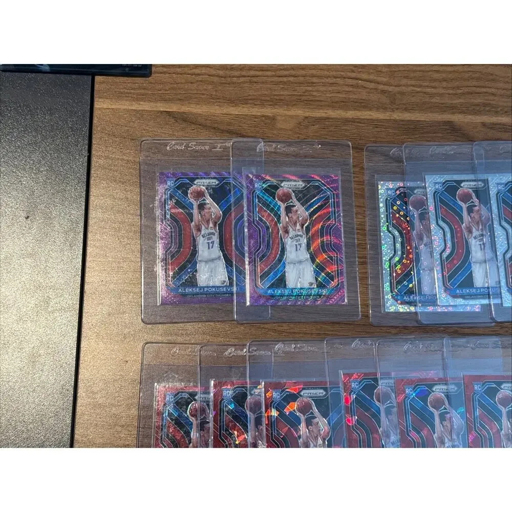 2020 Panini Prizm Fast Break, ICE,Wave, Auto Aleksej Pokusevski RC Lot (35)